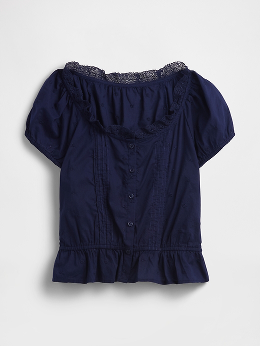 Image number 5 showing, Cap-Sleeve Pintuck Top