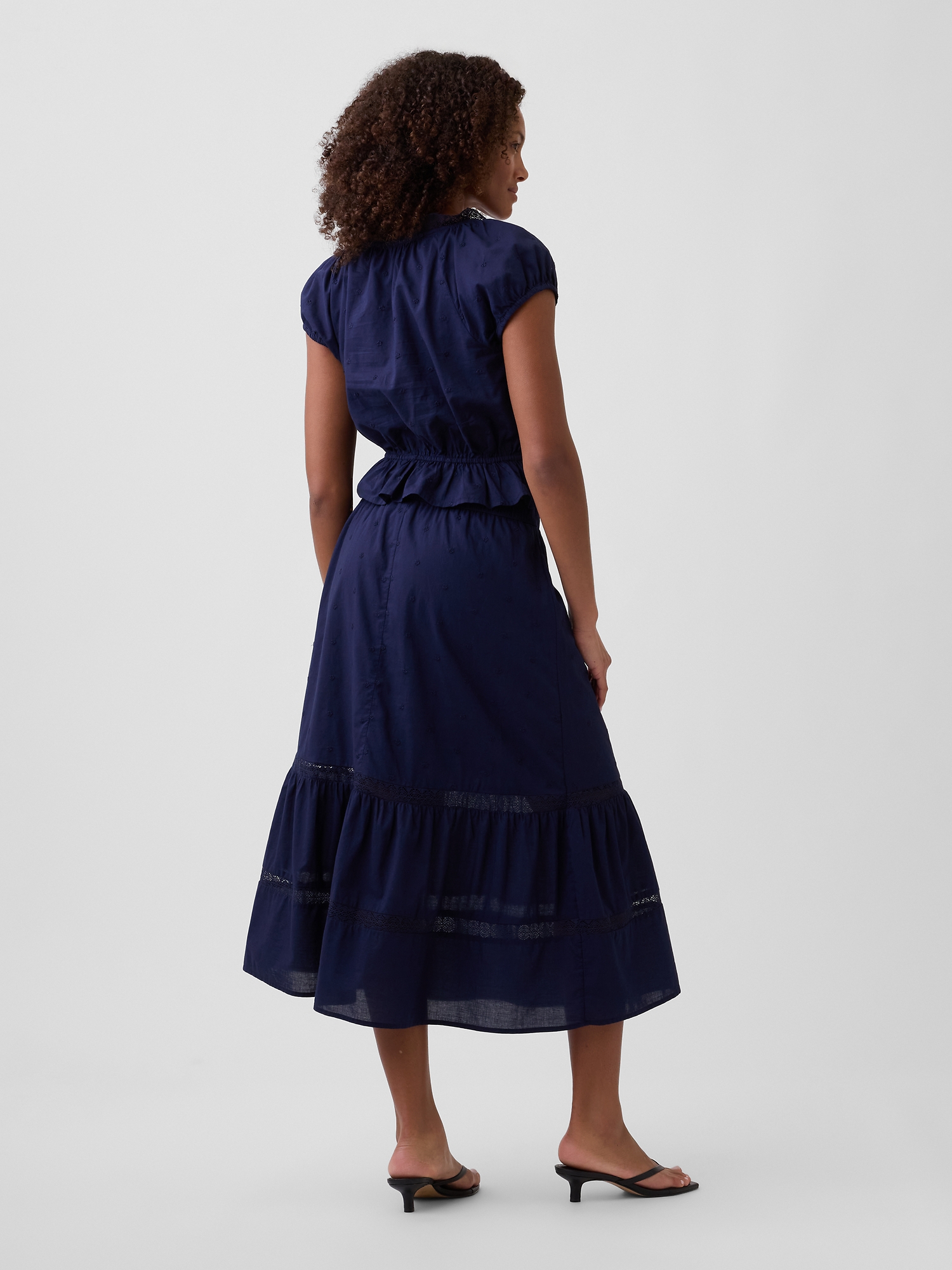 Relaxed Tiered Maxi Skirt | Gap Factory