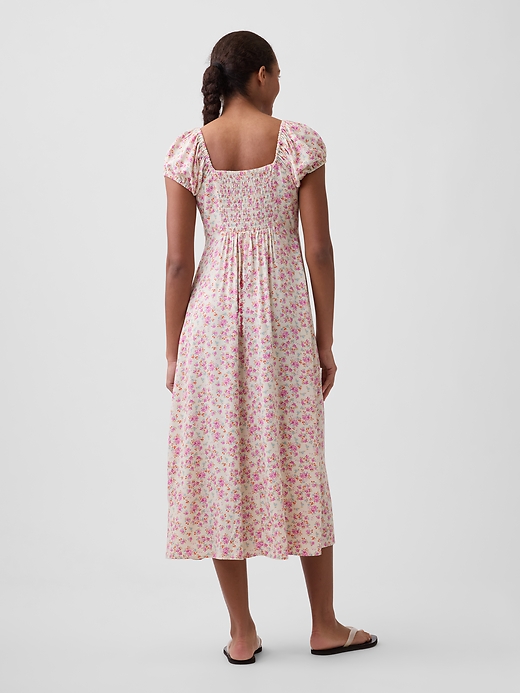 Image number 2 showing, Puff Sleeve Midi Dress