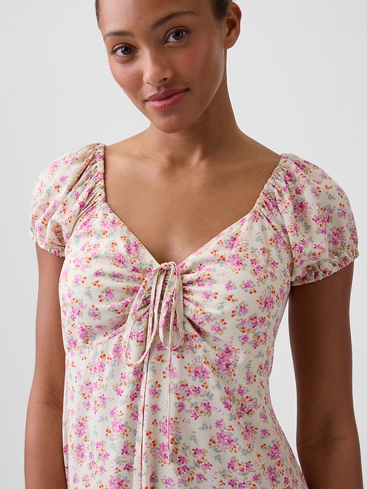 Image number 3 showing, Puff Sleeve Midi Dress