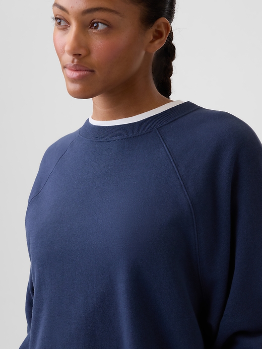 Image number 4 showing, Relaxed French Terry Crewneck Sweatshirt