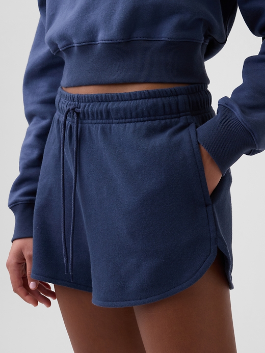 Image number 4 showing, Relaxed French Terry Dolphin Shorts