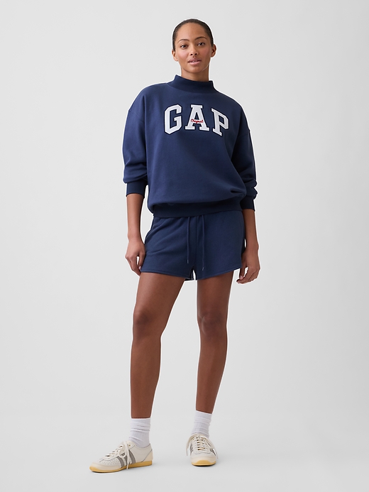 Image number 1 showing, Relaxed French Terry Dolphin Shorts