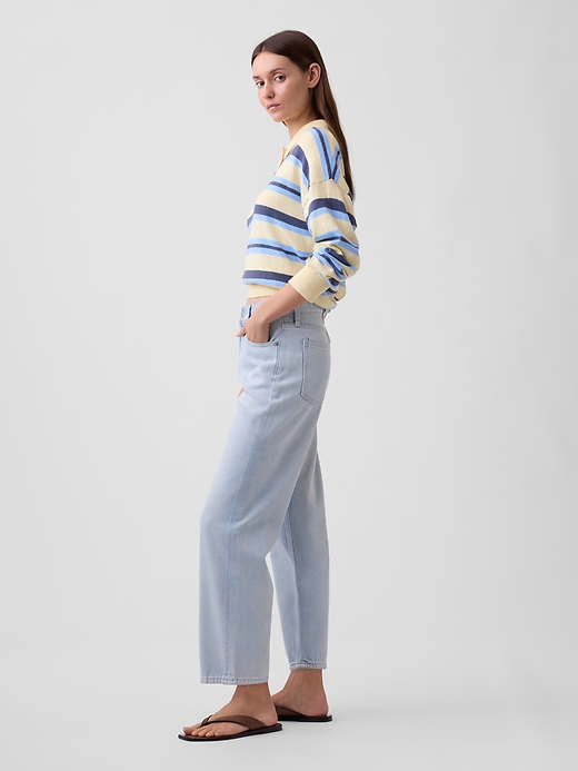 Image number 3 showing, Low Slung SuperSoft Relaxed Straight Crop Jeans