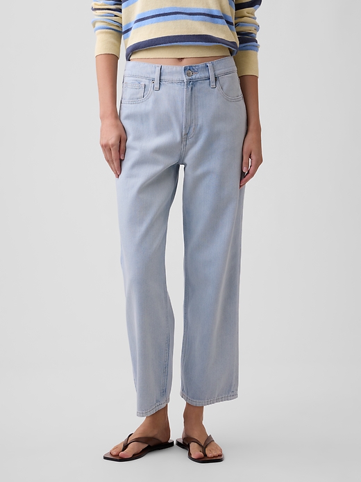 Image number 2 showing, Low Slung SuperSoft Relaxed Straight Crop Jeans