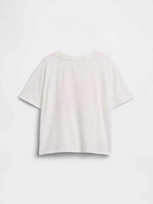 Image number 2 showing, Kids Oversized Knot-Tie Graphic T-Shirt