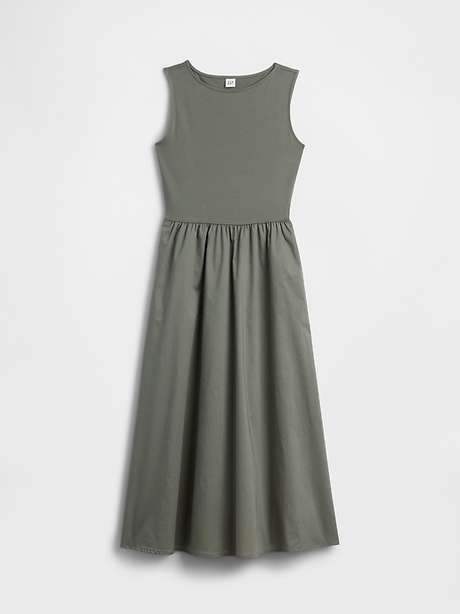 Image number 6 showing, Sleeveless Boatneck Midi Dress