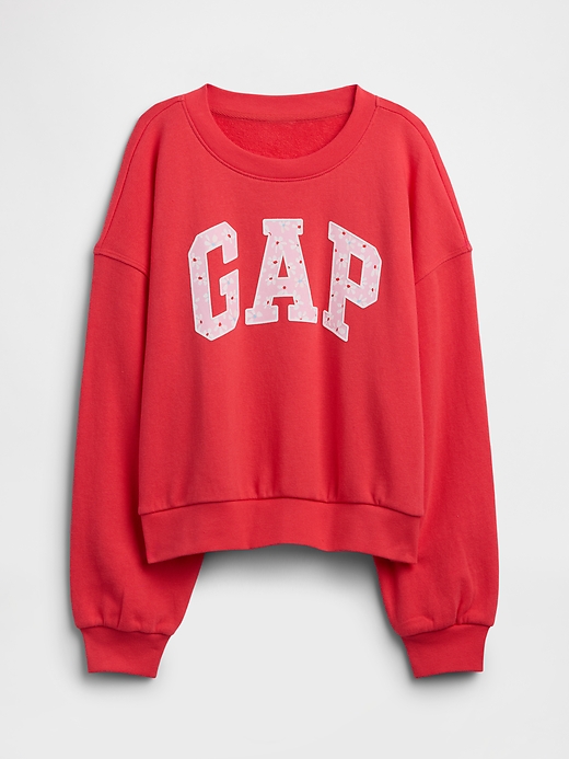 Image number 1 showing, Kids Oversized Wedge French Terry Sweatshirt