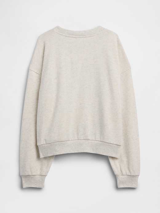 Image number 2 showing, Kids Oversized Wedge French Terry Sweatshirt