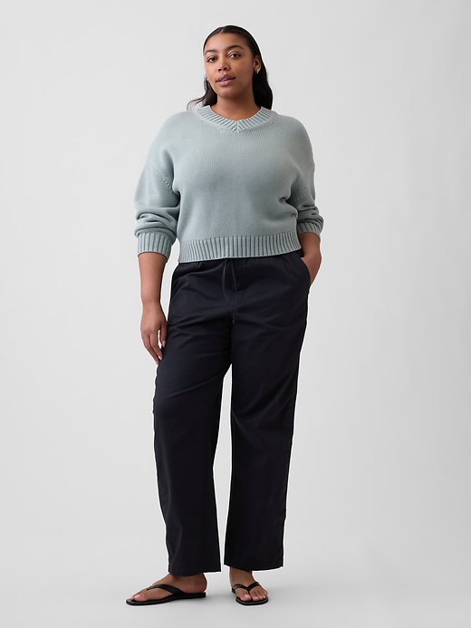Image number 5 showing, Mid Rise Easy Barrel Khakis