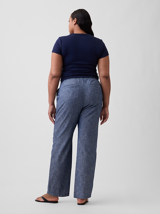 Image number 6 showing, Mid Rise Easy Twill Pants