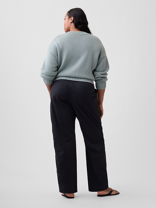 Image number 6 showing, Mid Rise Easy Barrel Khakis