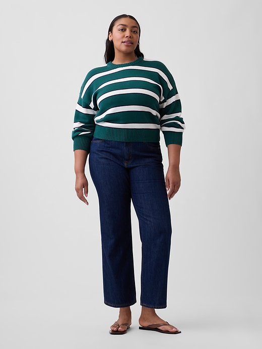 Image number 5 showing, Low Slung SuperSoft Relaxed Straight Crop Jeans