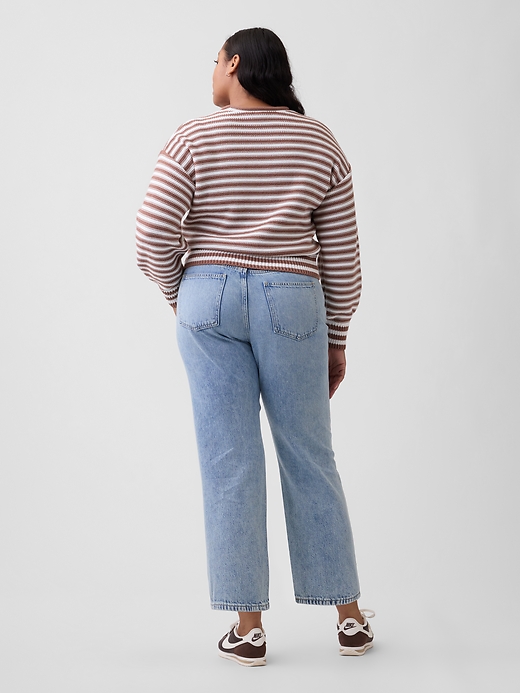 Image number 6 showing, Low Slung SuperSoft Relaxed Straight Crop Jeans