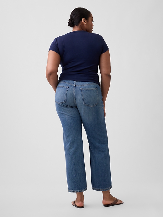 Image number 6 showing, Low Slung SuperSoft Relaxed Straight Crop Jeans
