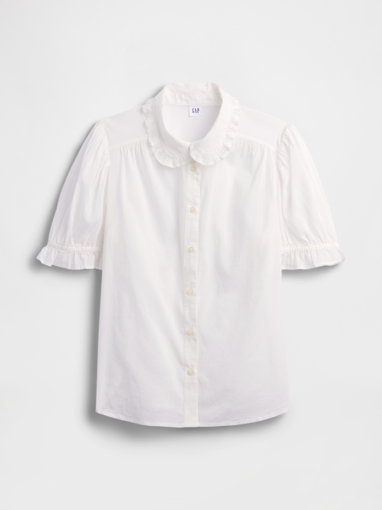 Relaxed Voile Puff Sleeve Top | Gap Factory