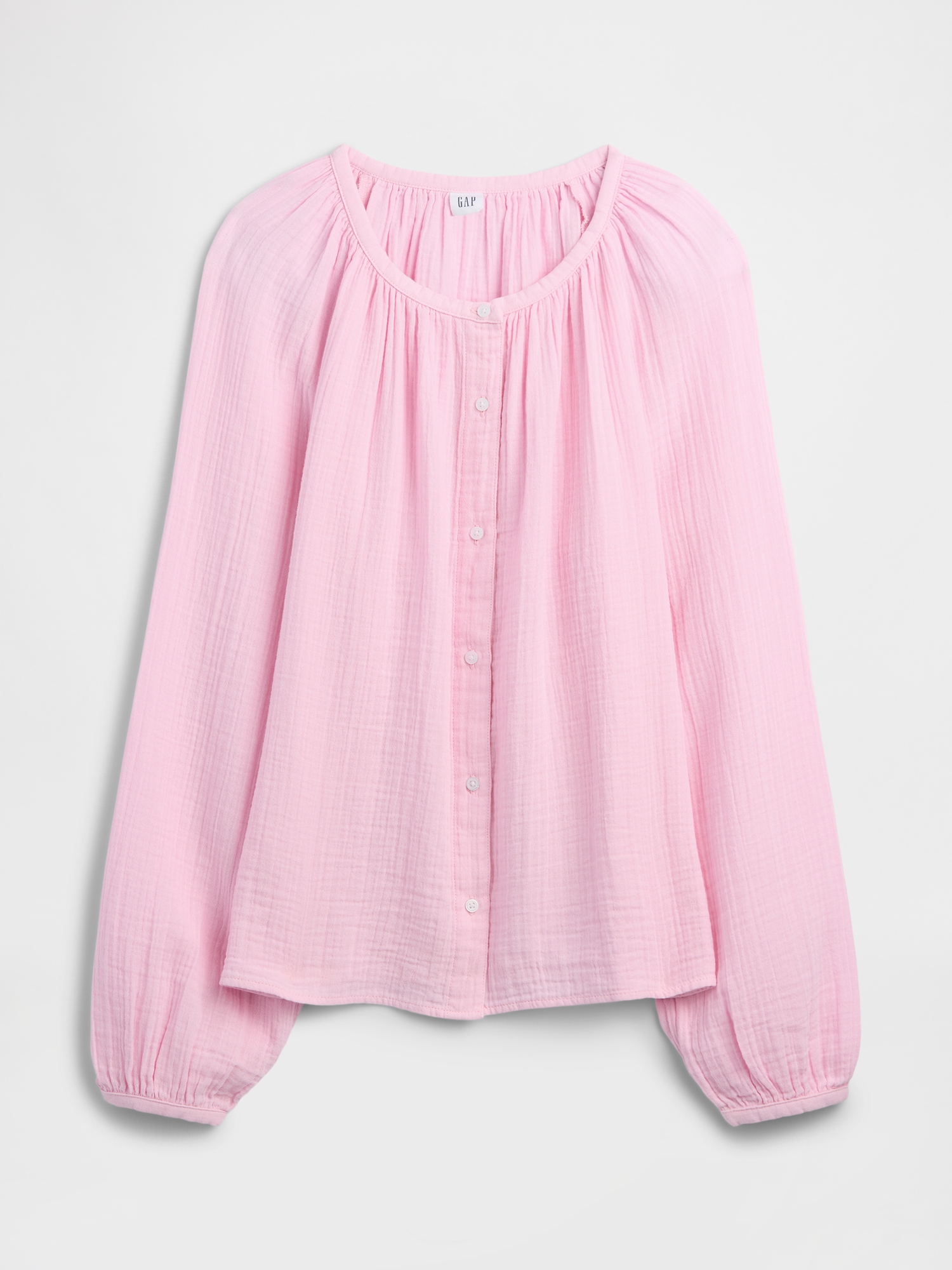 Oversized Gauze Top | Gap Factory