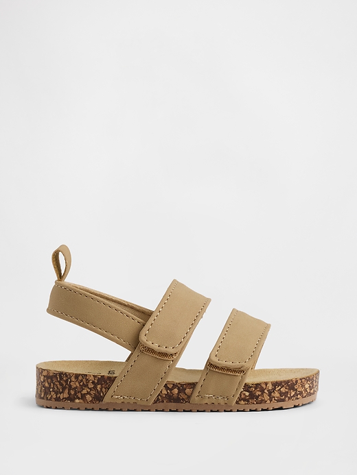 Image number 1 showing, Baby Cork Strap Sandals