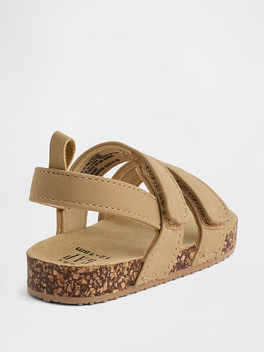 Image number 3 showing, Baby Cork Strap Sandals