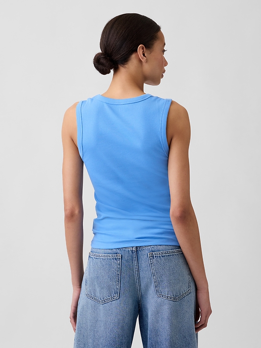 Image number 2 showing, Ribbed Scoopneck Tank Top
