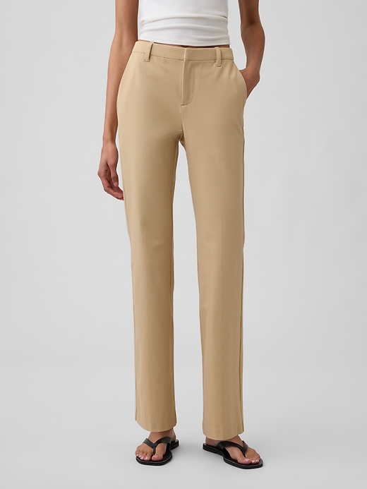 Image number 2 showing, Baby Boot Pants in Bi-Stretch