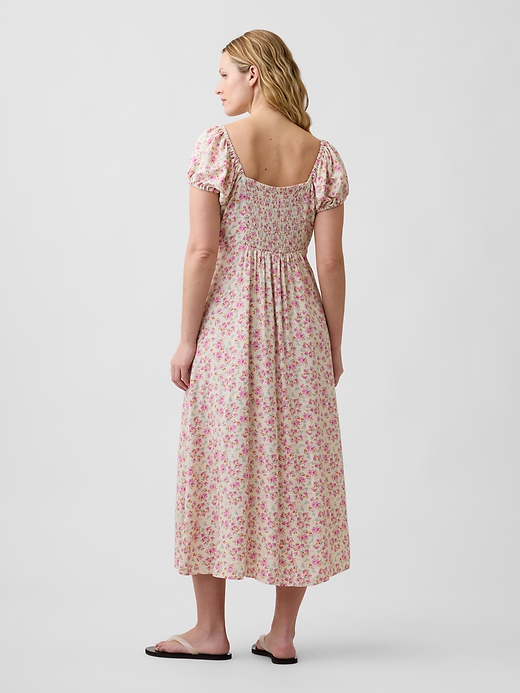 Image number 5 showing, Puff Sleeve Midi Dress