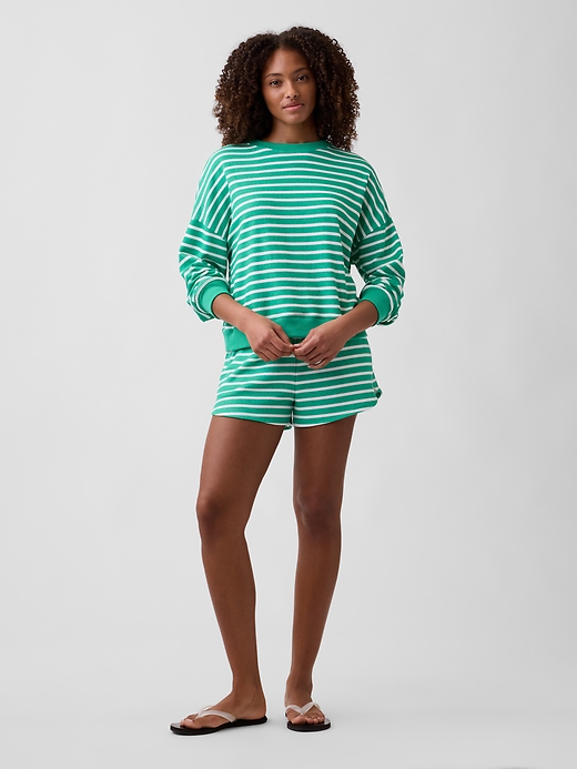 Image number 3 showing, Relaxed Wedge French Terry Sweatshirt