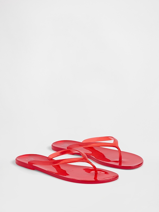 L'image numéro 2 présente Sandales de plage gélifiées  à logo Gap