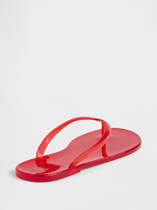L'image numéro 3 présente Sandales de plage gélifiées  à logo Gap