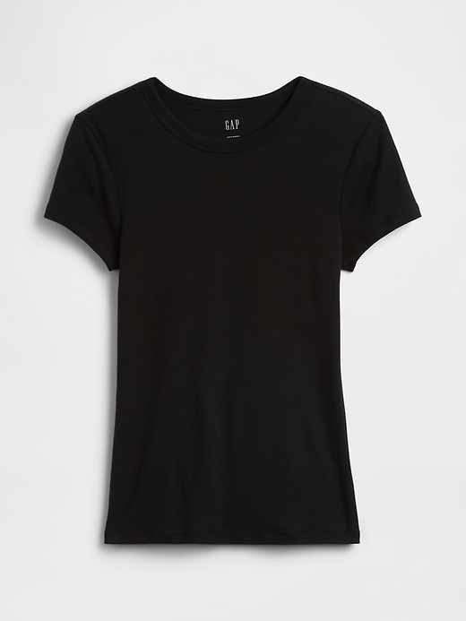 Image number 5 showing, Modern Ribbed Crewneck T-Shirt