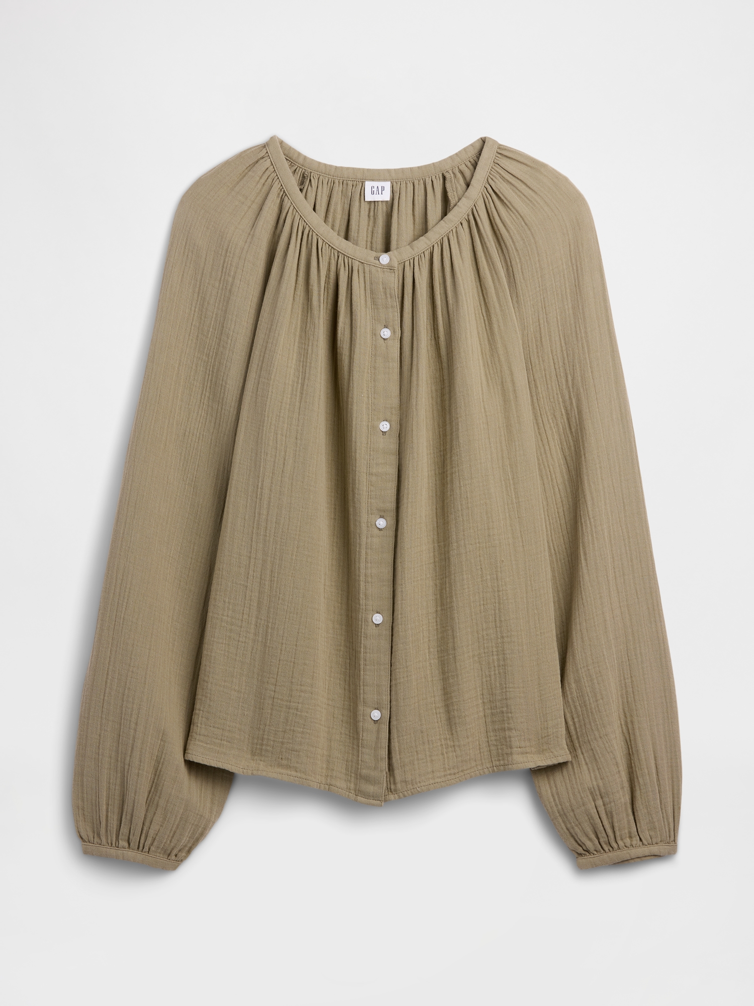 Oversized Gauze Top | Gap Factory