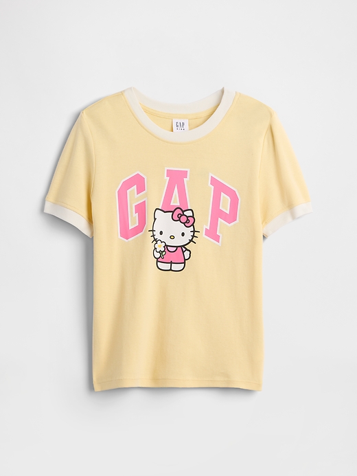 L'image numéro 1 présente T-shirt Hello Kitty à bords contrastants et à logo GapKids