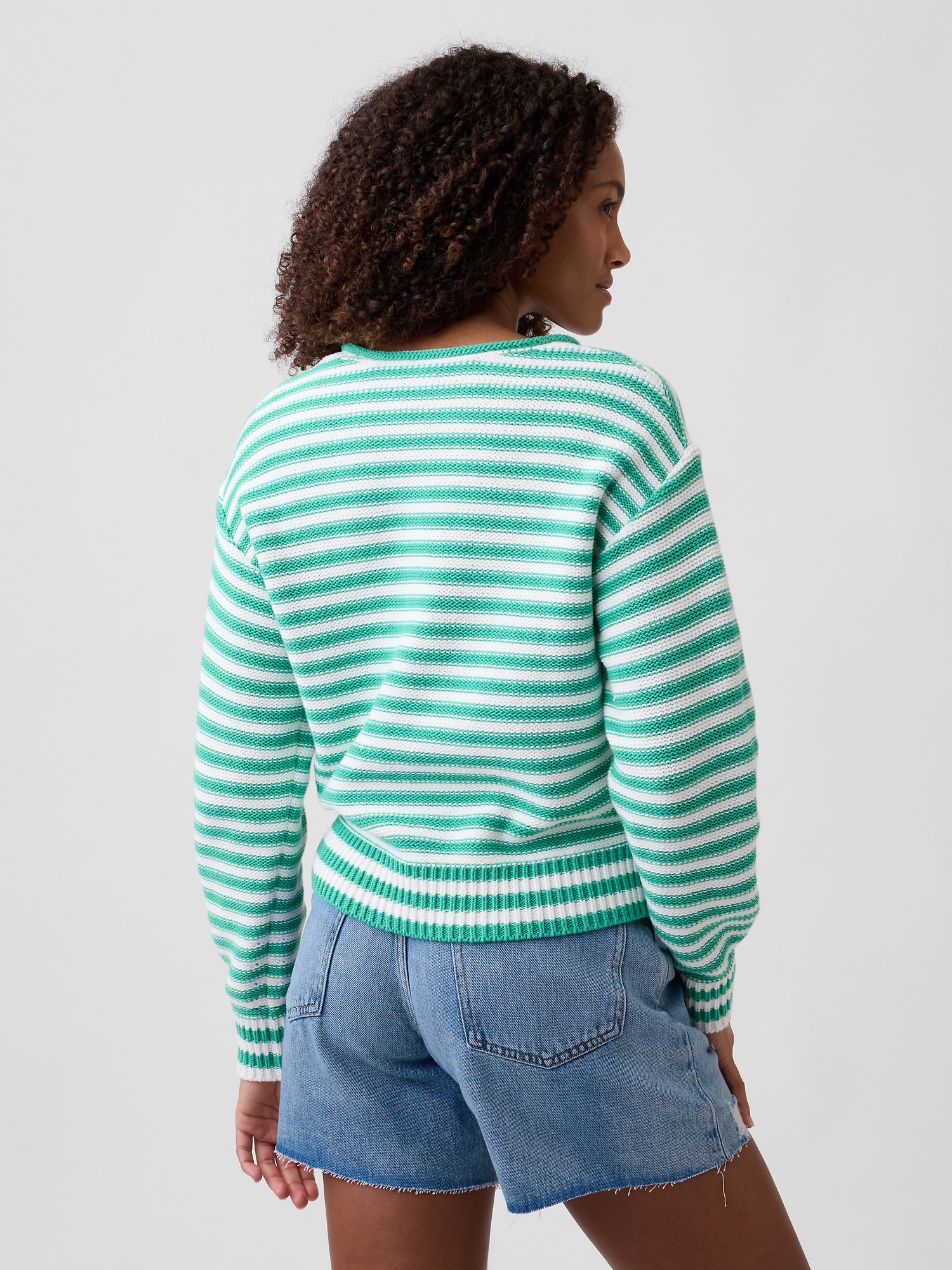 Relaxed Stripe Rollneck Sweater | Gap Factory
