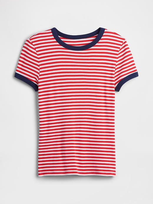 Image number 5 showing, Modern Ribbed Crewneck T-Shirt