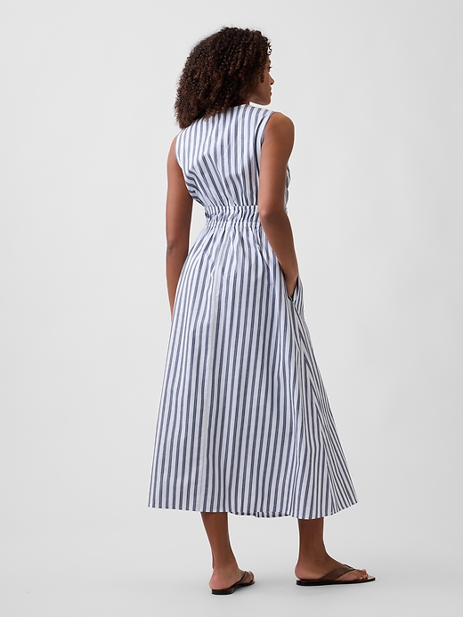Image number 2 showing, Sleeveless Tie-Front Maxi Dress