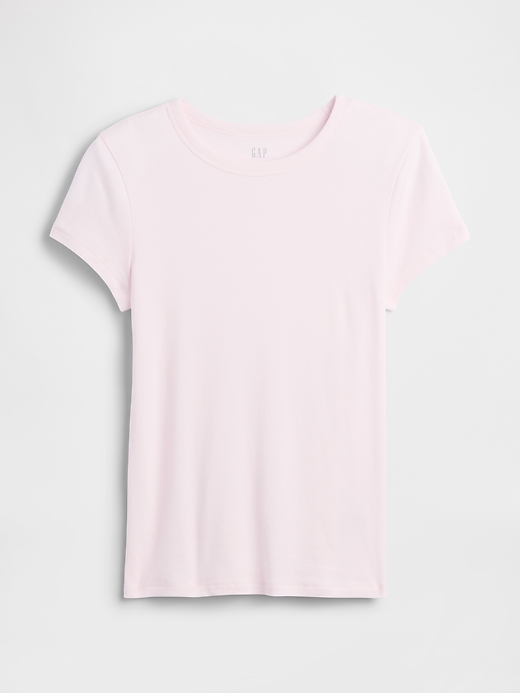 Image number 5 showing, Modern Ribbed Crewneck T-Shirt