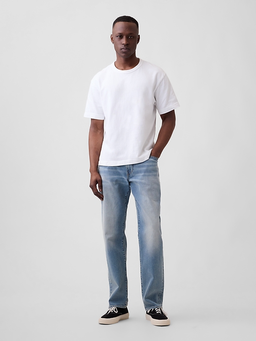 Image number 1 showing, GapFlex Straight Jeans