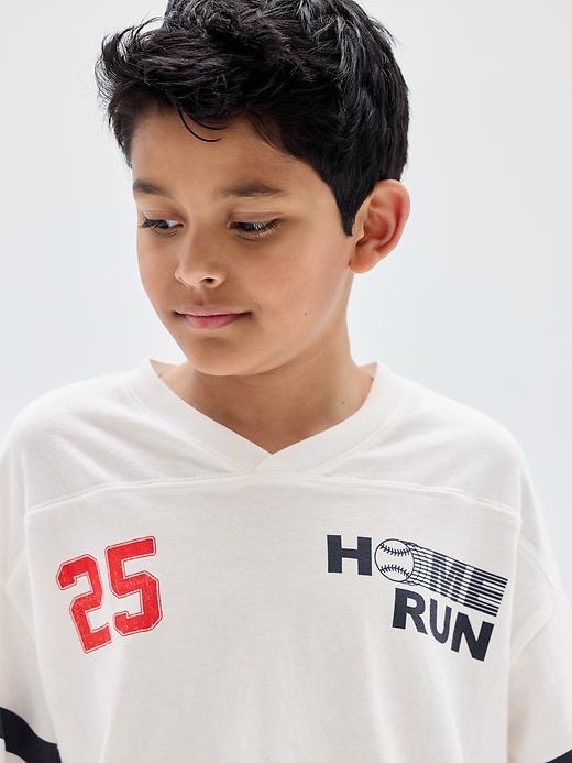 L'image numéro 4 présente T-shirt de soccer surdimensionné pour Enfant