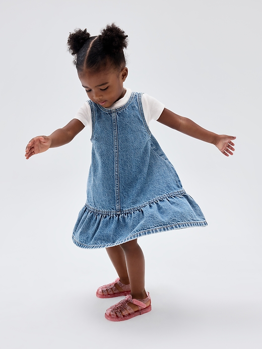Image number 4 showing, babyGap Ruffle Denim Dress