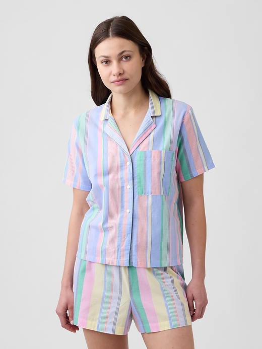 Image number 1 showing, Poplin PJ Shirt