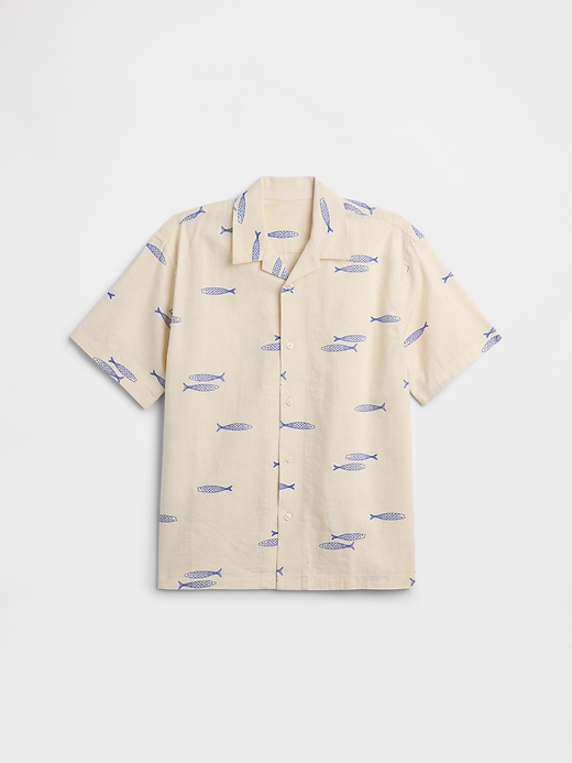 Image number 1 showing, Kids Textured Vacay Shirt