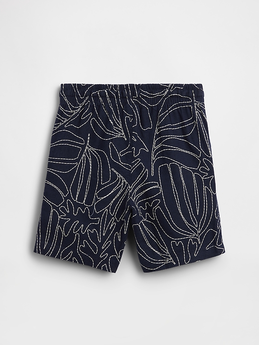 Image number 2 showing, babyGap Pull-On Print Linen-Blend Shorts