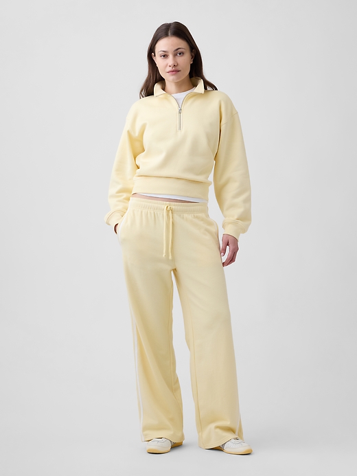 Image number 1 showing, Relaxed French Terry Straight-Leg Sweatpants