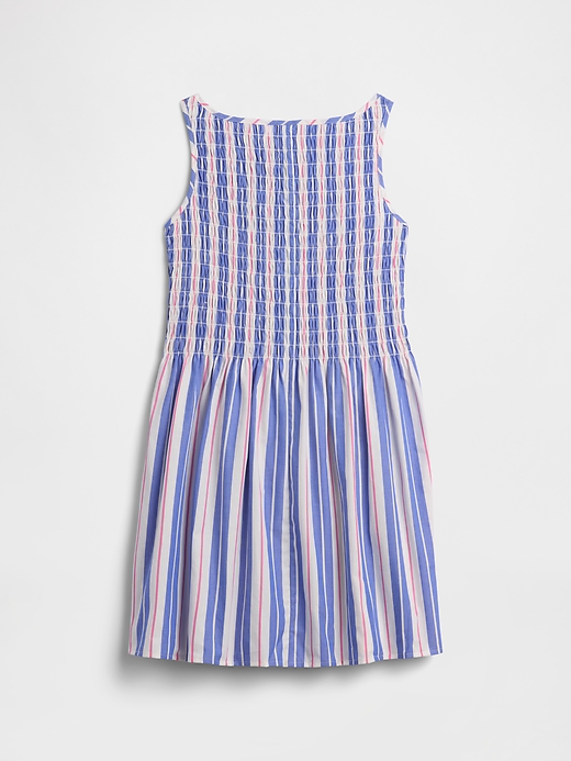 Image number 2 showing, Kids Smocked Poplin Dress
