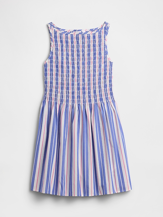 Image number 1 showing, Kids Smocked Poplin Dress