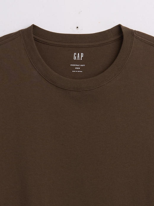 L'image numéro 5 présente T-shirt ras du cou doux de tous les jours