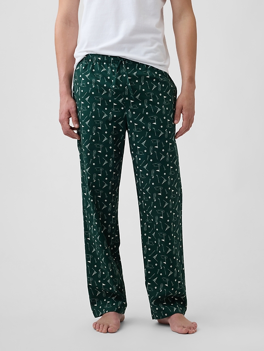 Image number 3 showing, Relaxed Poplin PJ Pants