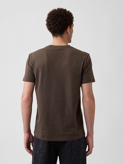 L'image numéro 2 présente T-shirt ras du cou doux de tous les jours