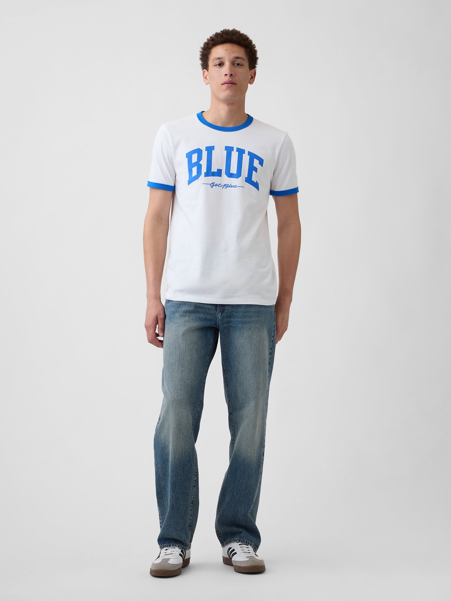 Get Blue Ringer Graphic T-Shirt | Gap Factory