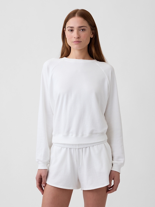 Image number 1 showing, Relaxed French Terry Crewneck Sweatshirt